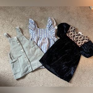 Bundle of little girls Zara dresses. All size 2-3T.